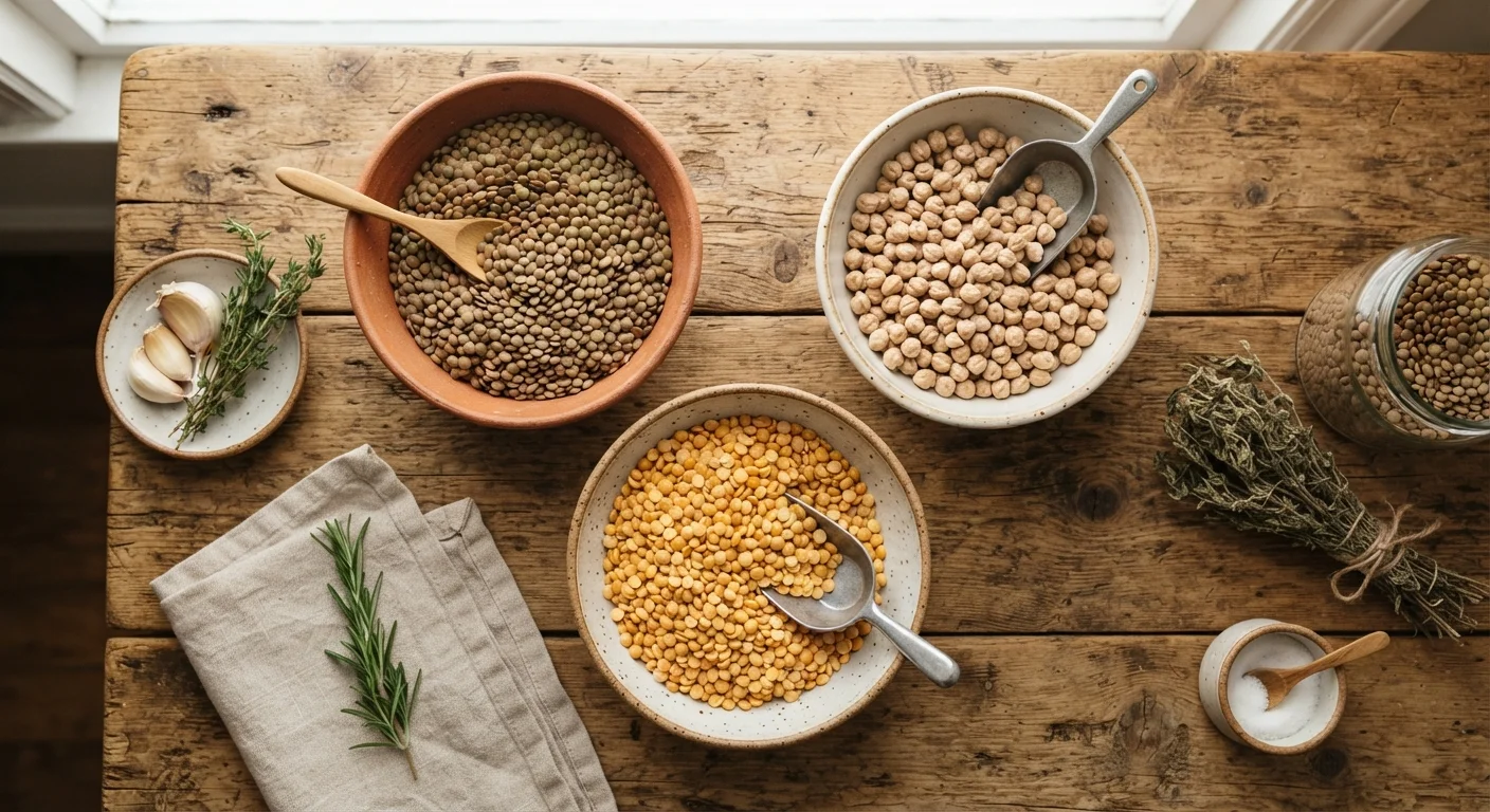 Cooking with Pulses: Lentils, Chickpeas, and Split Peas as Protein Foundations
