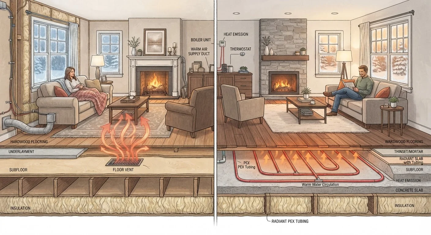 Forced-Air vs. Radiant Heating: Which System Suits Your Home?