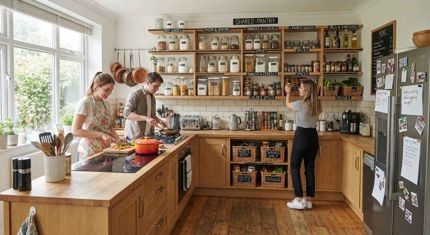 Keeping a Shared Kitchen Organized When Multiple People Use It