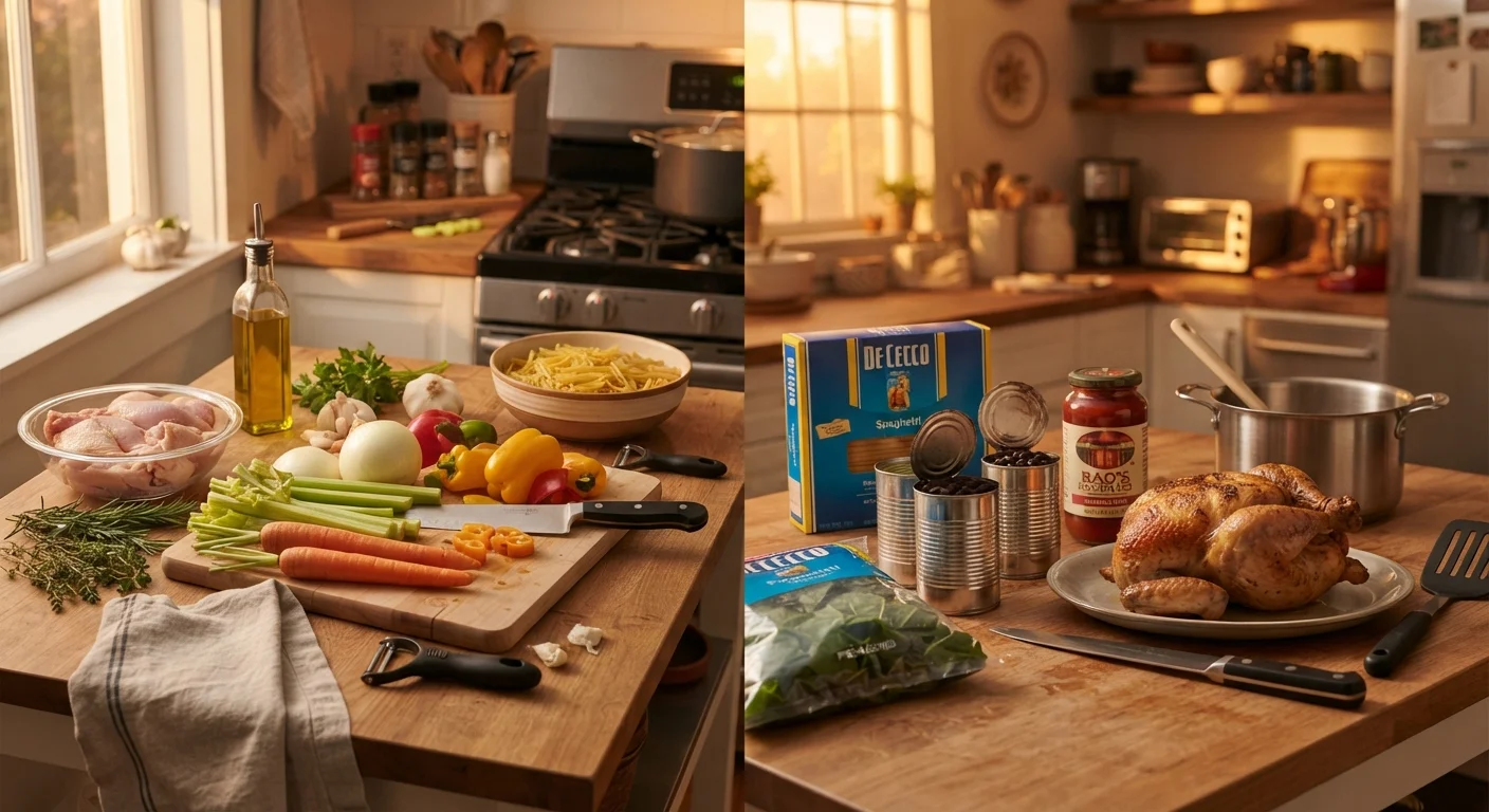 Weeknight Cooking from Scratch vs. Semi-Homemade: Finding Your Balance