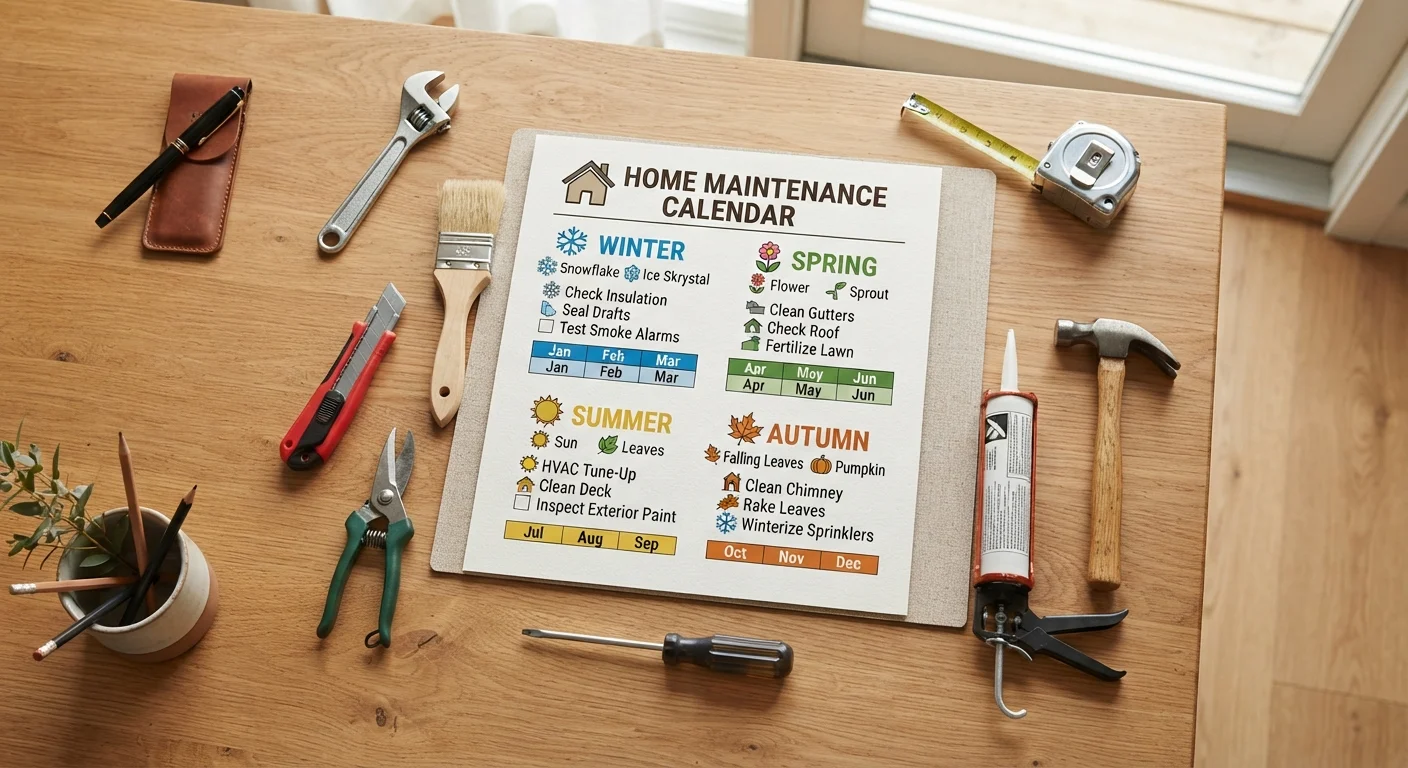 Your Home's Year at a Glance: Seasonal Maintenance Explained